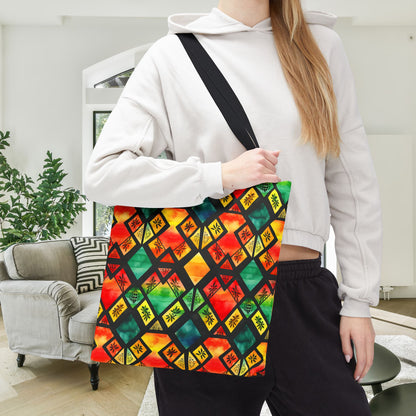 Freedom Flame Canvas Tote Bag