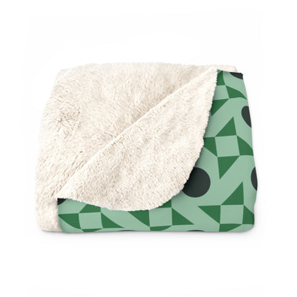 Emerald Pinwheels Basic Bedding Set