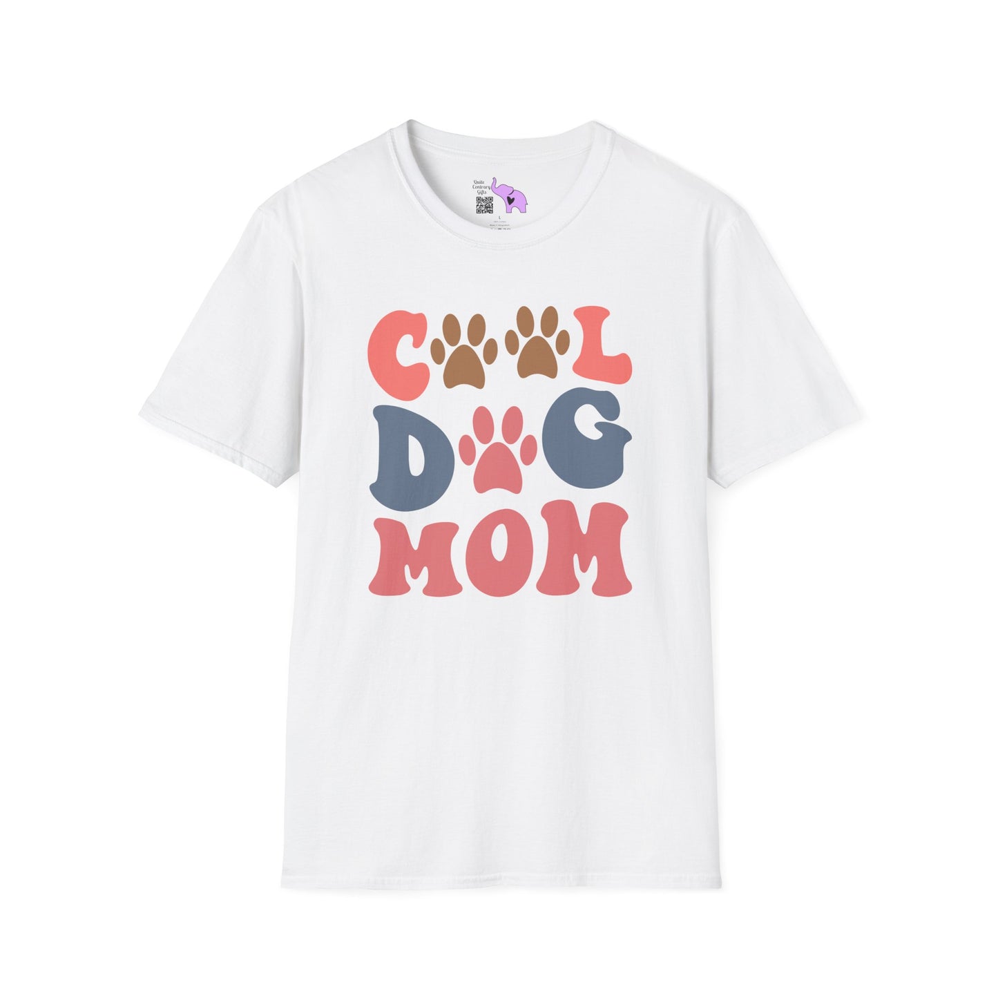 Cool Dog Mom Adult T-shirt