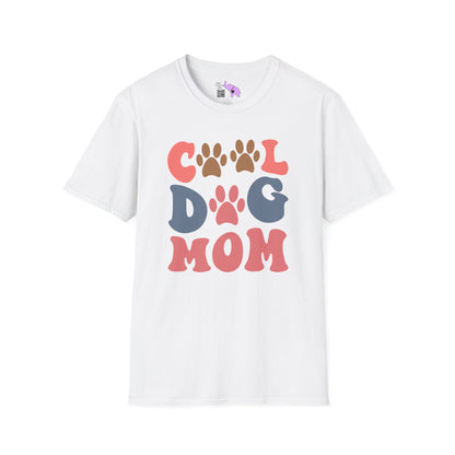 Cool Dog Mom Adult T-shirt