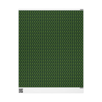 Emerald Canopy Frogs Wrapping Paper