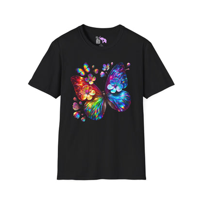 Colorful Butterflies Adult T-shirt
