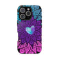 Colorful Mandala w/Heart MagSafe® Compatible Tough Case for iPhone