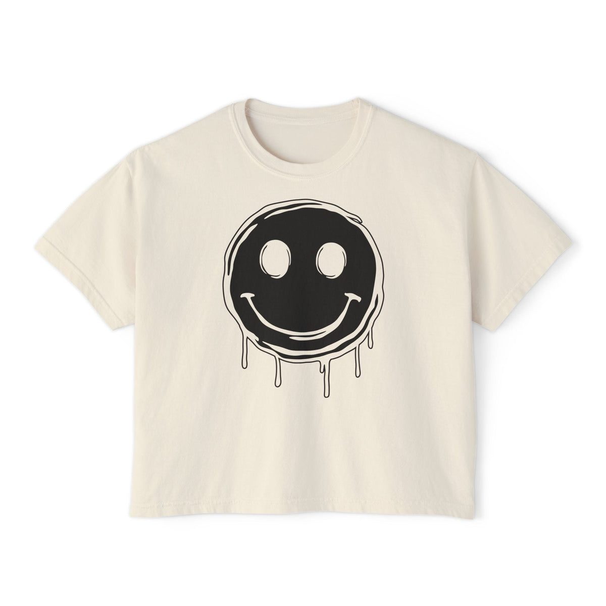 Melty Smiley Face Women's Boxy Tee
