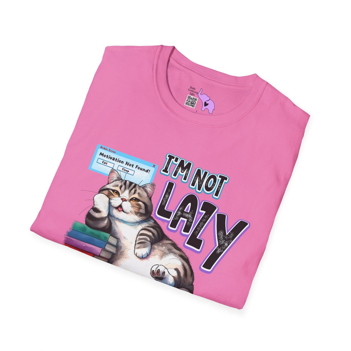 I'm Not Lazy I Just Enjoy Doing Nothing Adult T-shirt