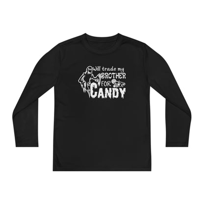 Will Trade My Brother For Candy Youth Long Sleeve Tee