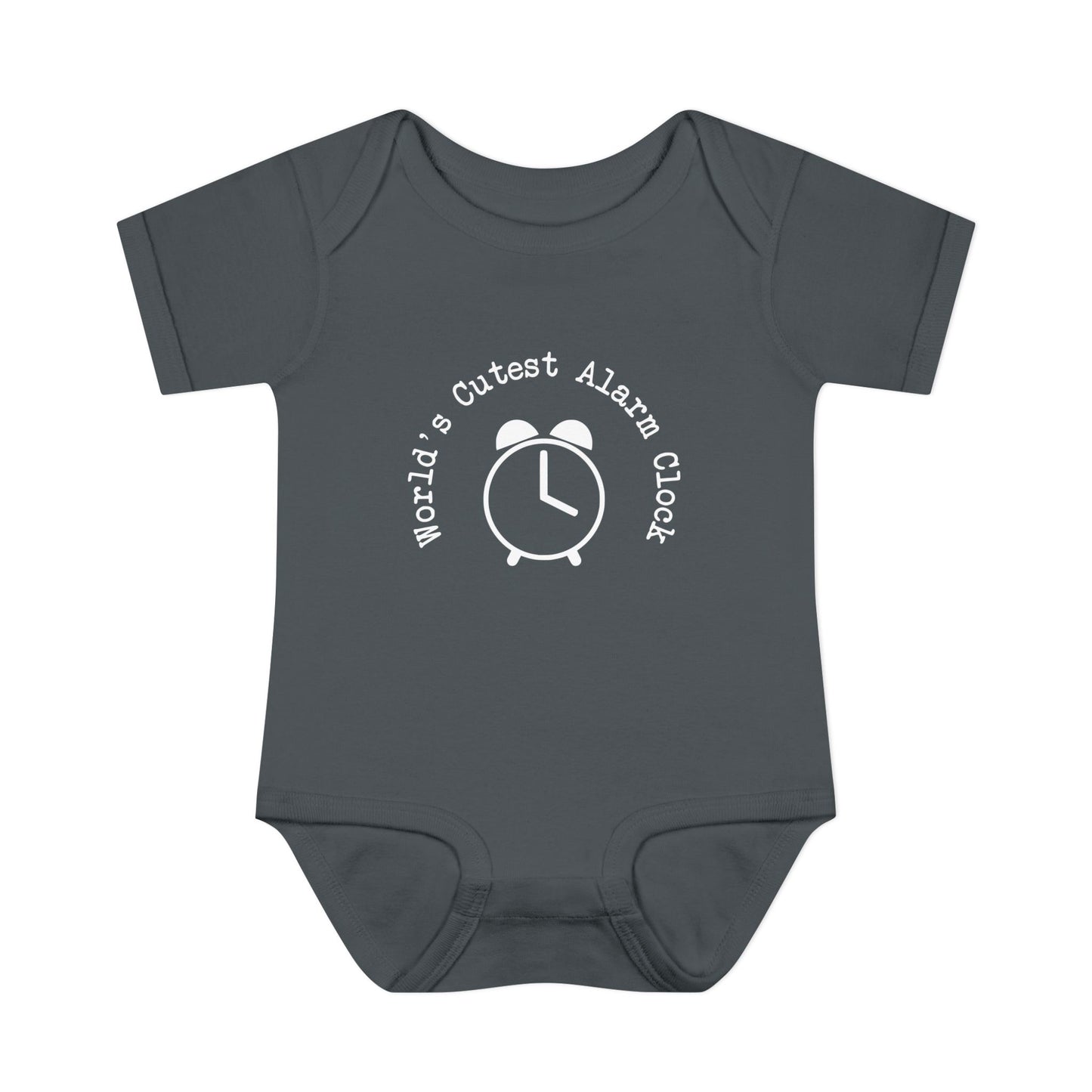 World's Cutest Alarm Clock Infant Onesie