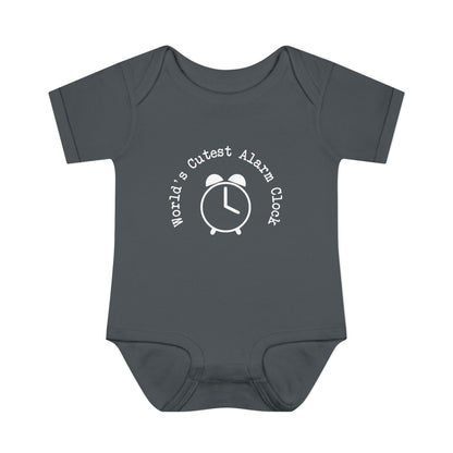 World's Cutest Alarm Clock Infant Onesie
