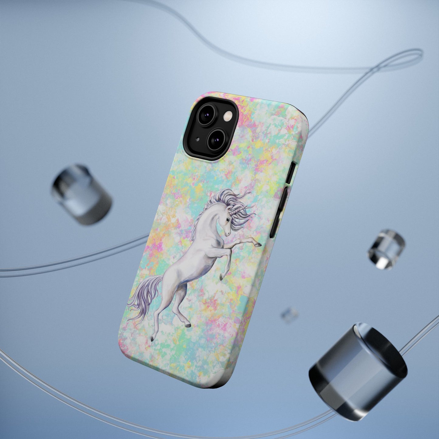 Pastel Pegasus MagSafe® Compatible Tough Case for iPhone