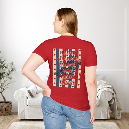 Freedom Over Slavery Adult T-shirt