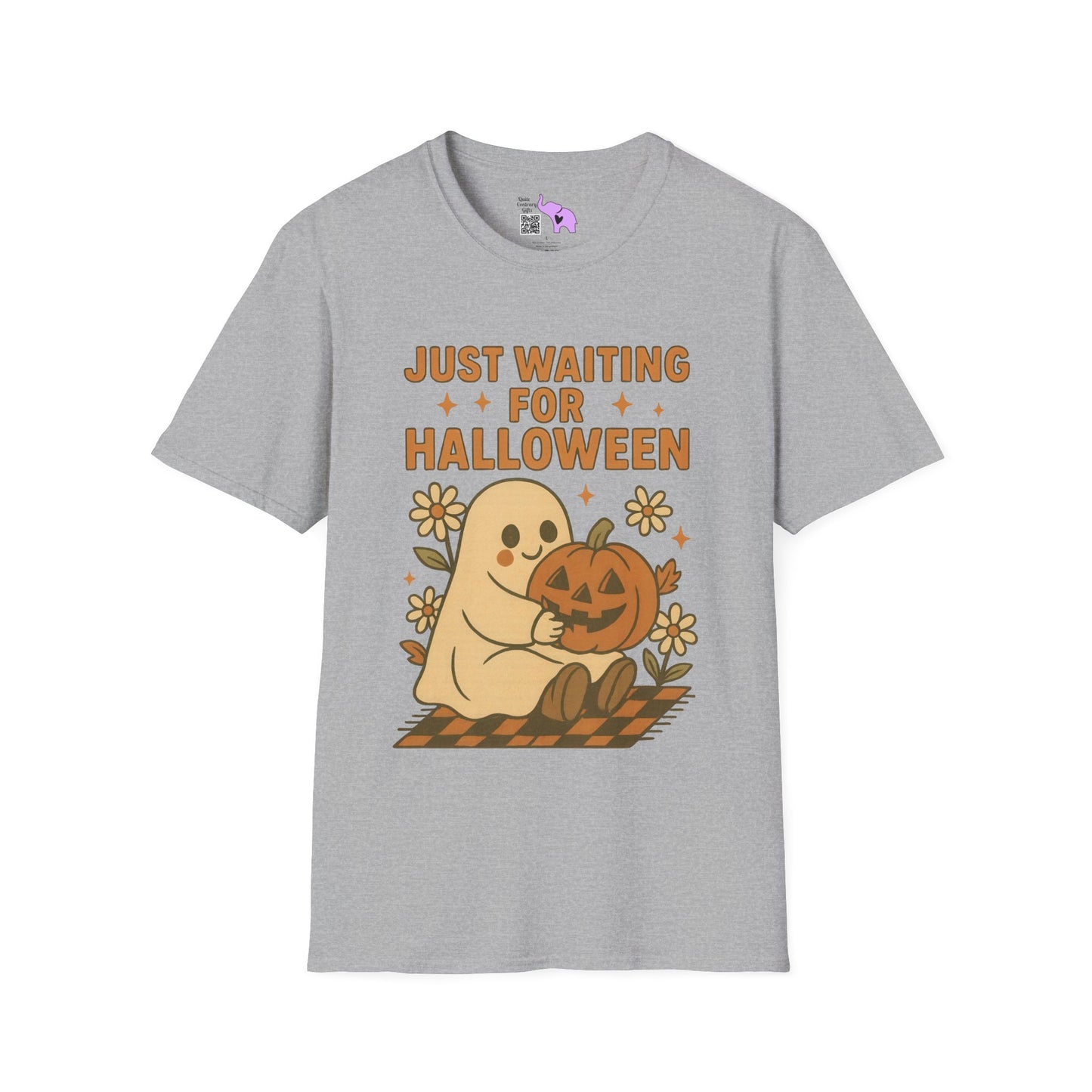 Just Waiting For Halloween Adult T-shirt