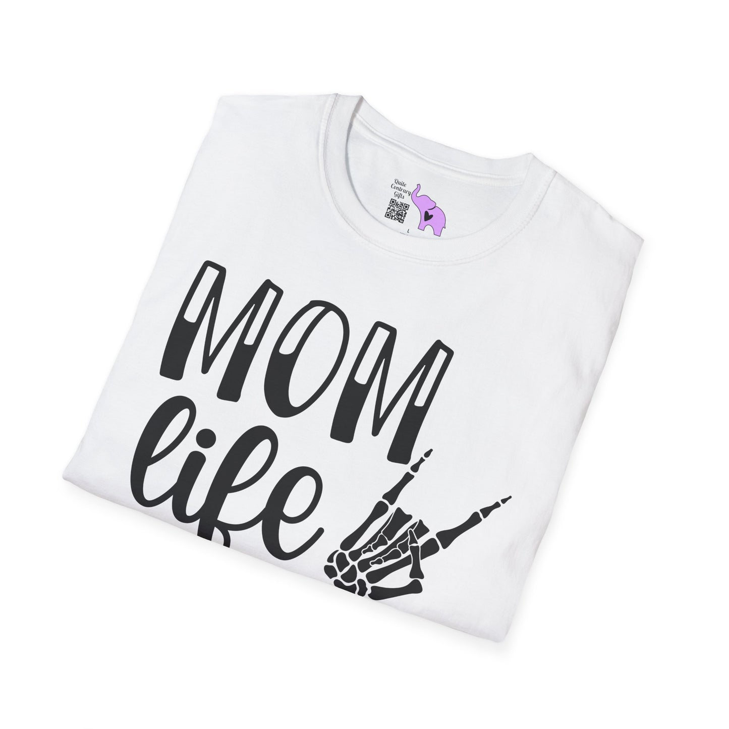 Mom Life (Skeleton Hand) Adult T-shirt