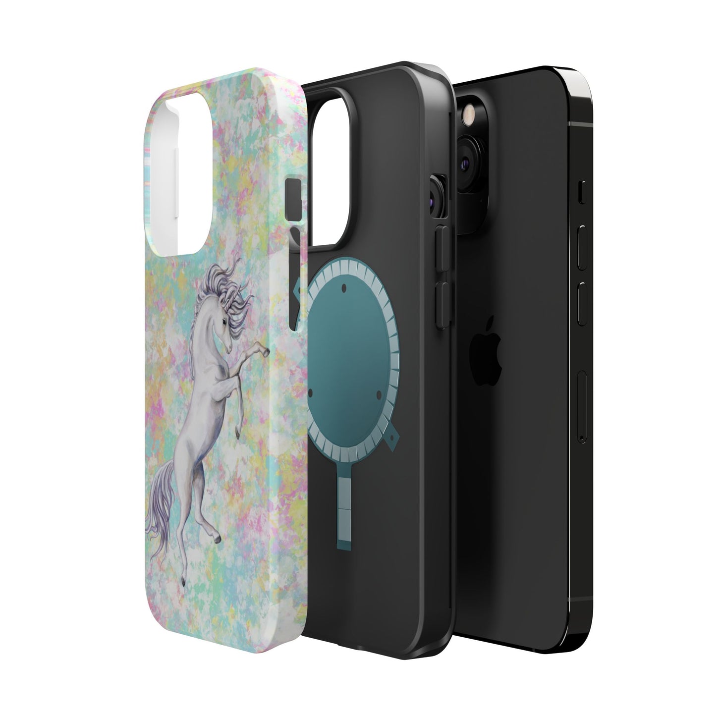Pastel Pegasus MagSafe® Compatible Tough Case for iPhone