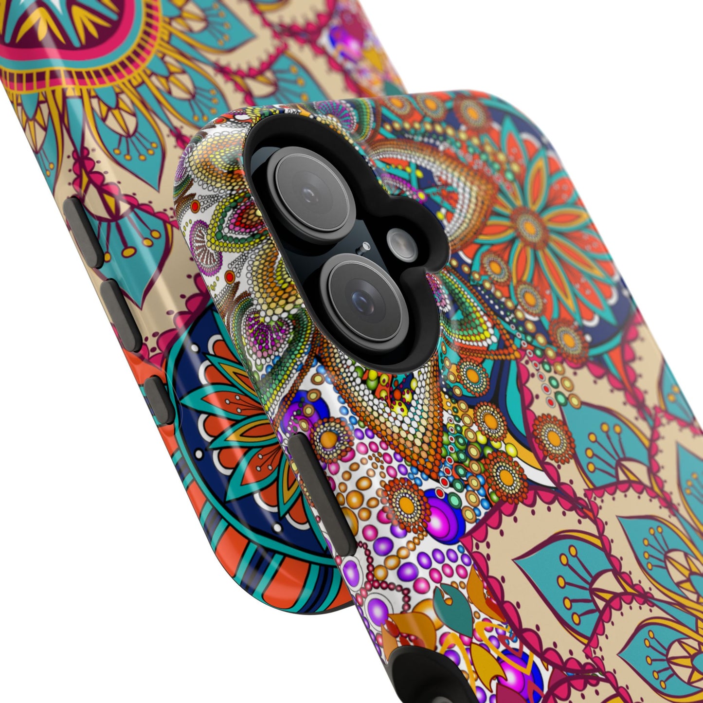 Colorful Mandala MagSafe® Compatible Tough Case for iPhone