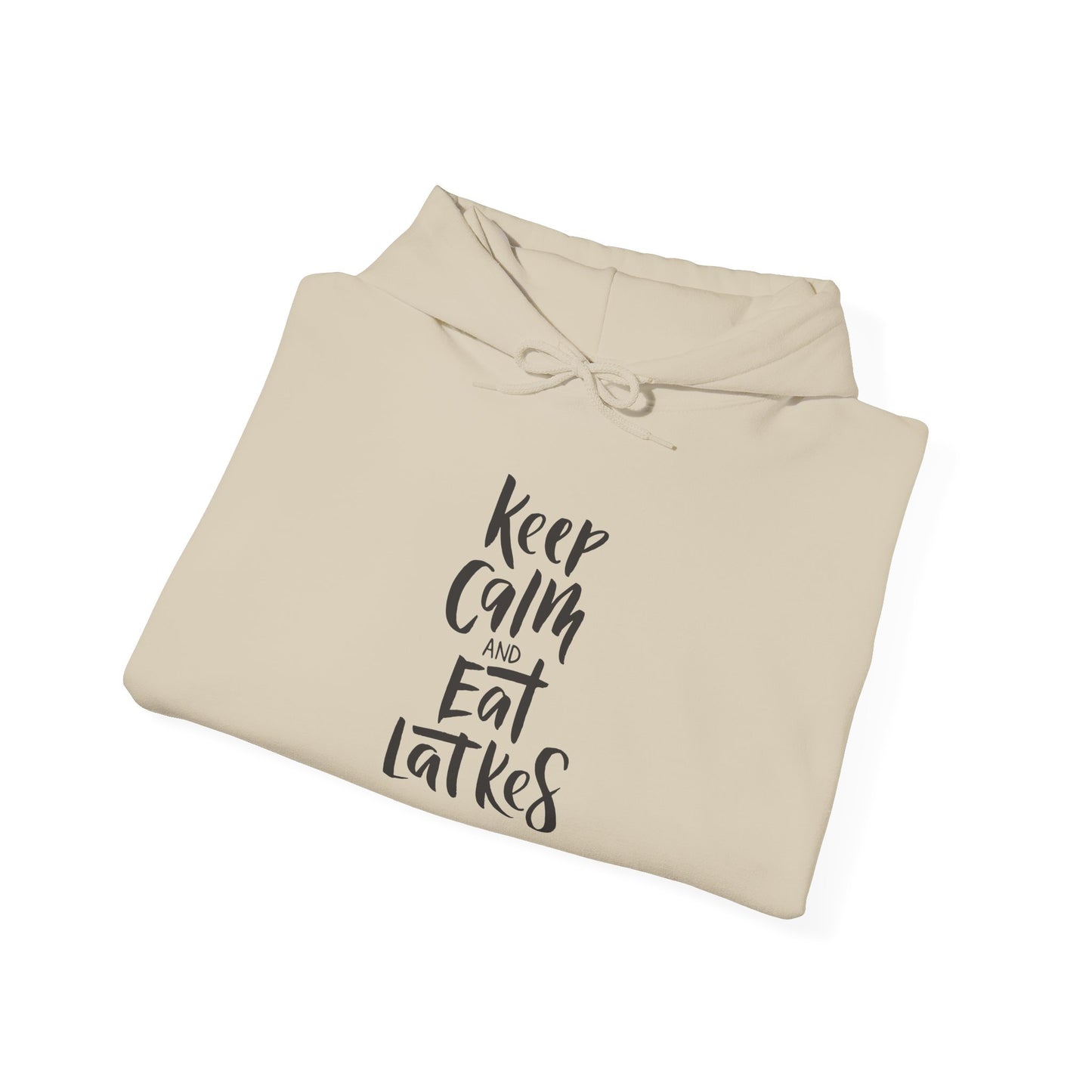 Keep Calm & Eat Latkes Heavy Blend™ Hooded Sweatshirt