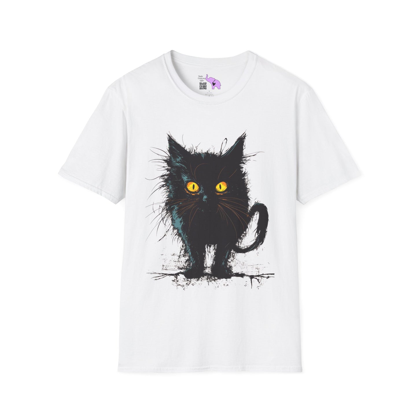 Black Kitten Adult T-shirt