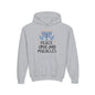 Hanukkah Peace Love & Miracles 1 Youth Hoodie