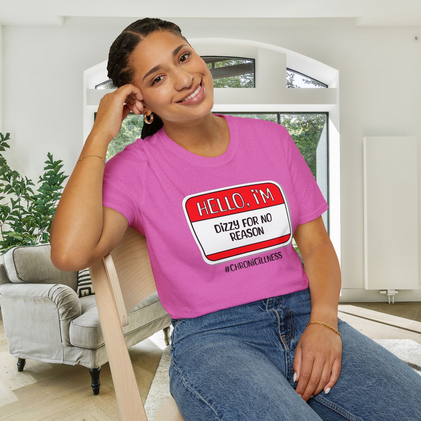 Hello, I'm Dizzy For No Reason Adult T-shirt