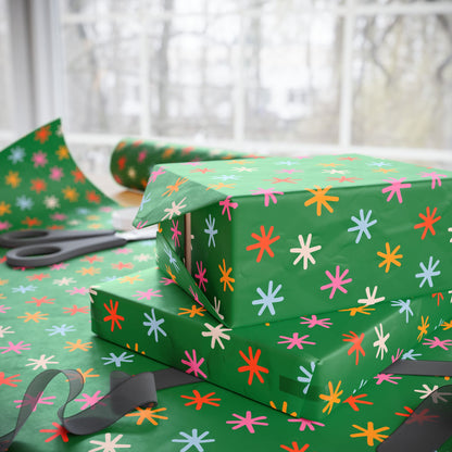 Jingle Stars Wrapping Paper