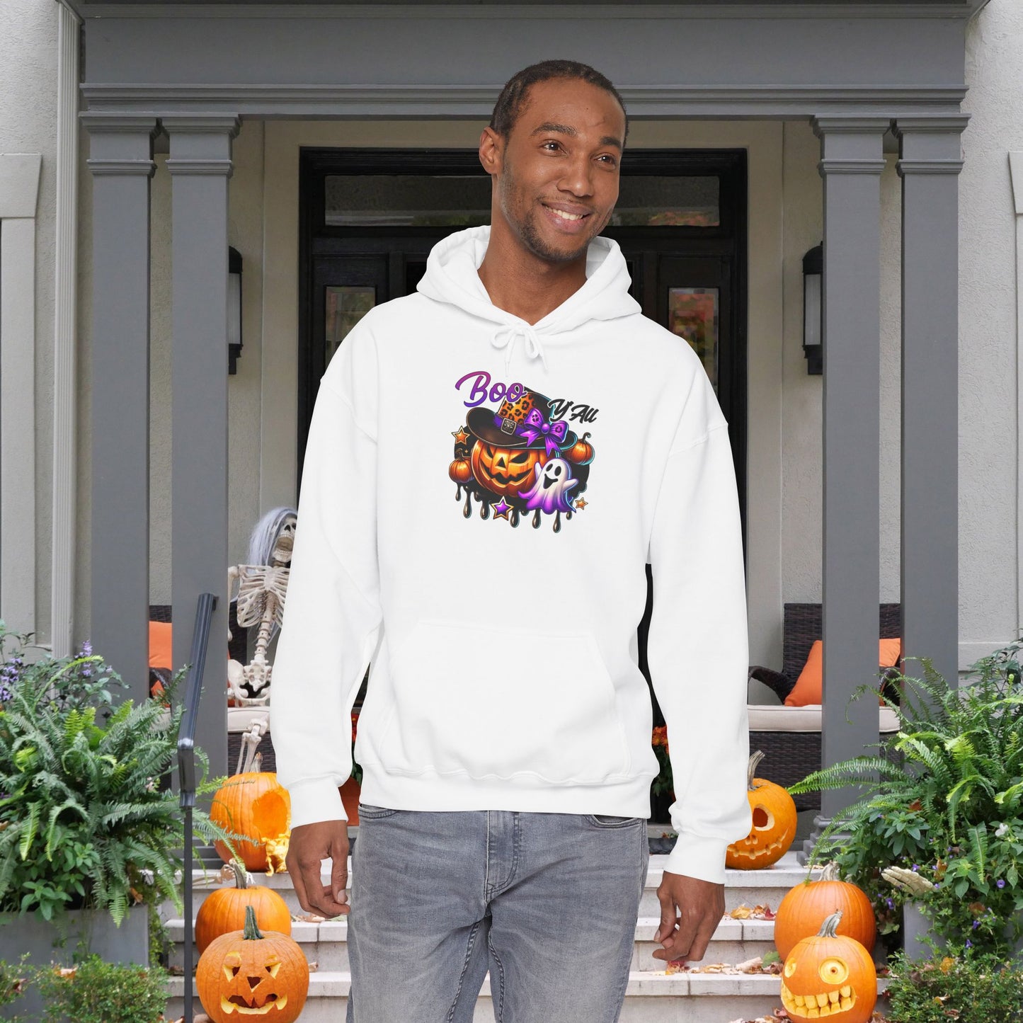 Boo Y'all Heavy Blend™ Hooded Sweatshirt