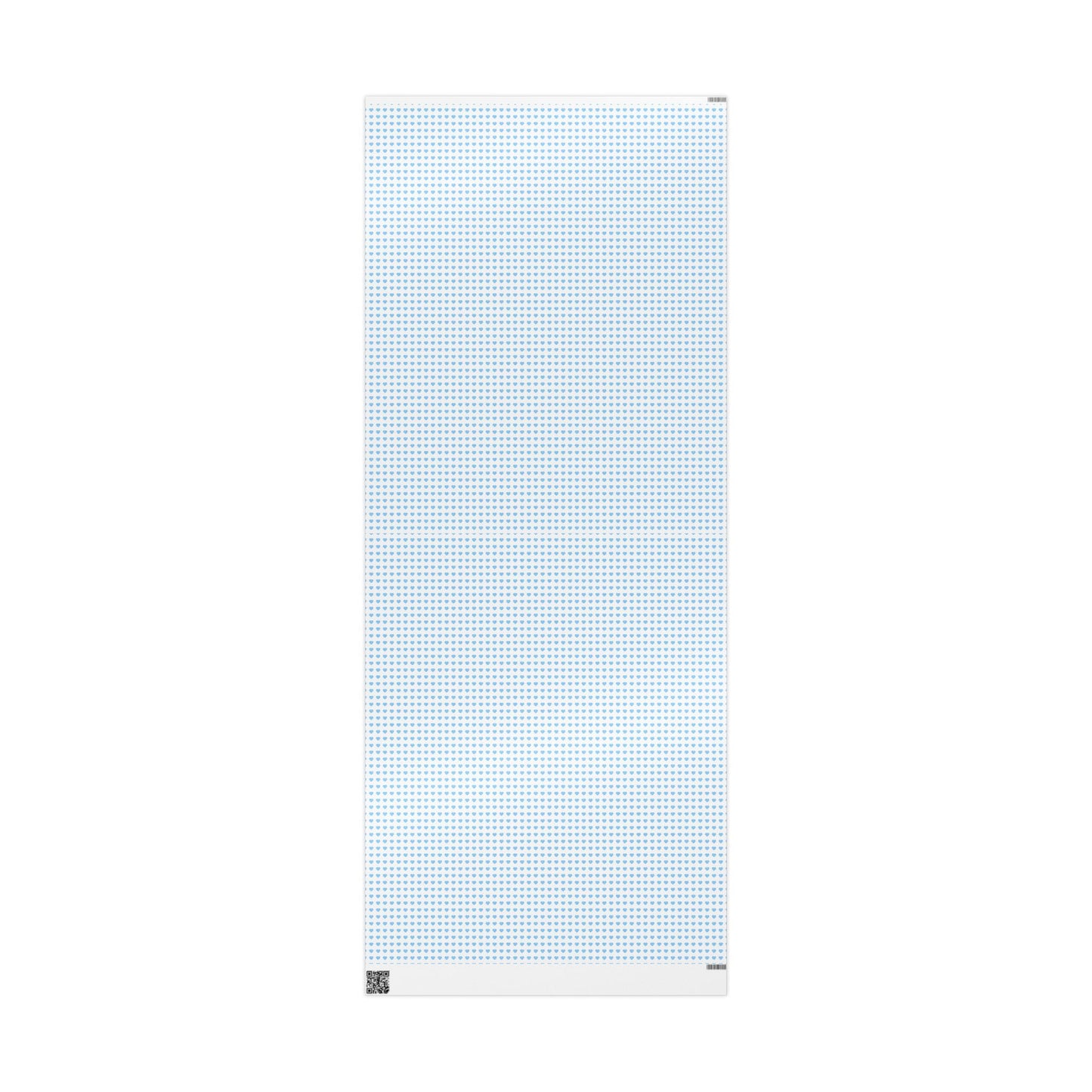 Powder Blue Sweethearts Wrapping Paper