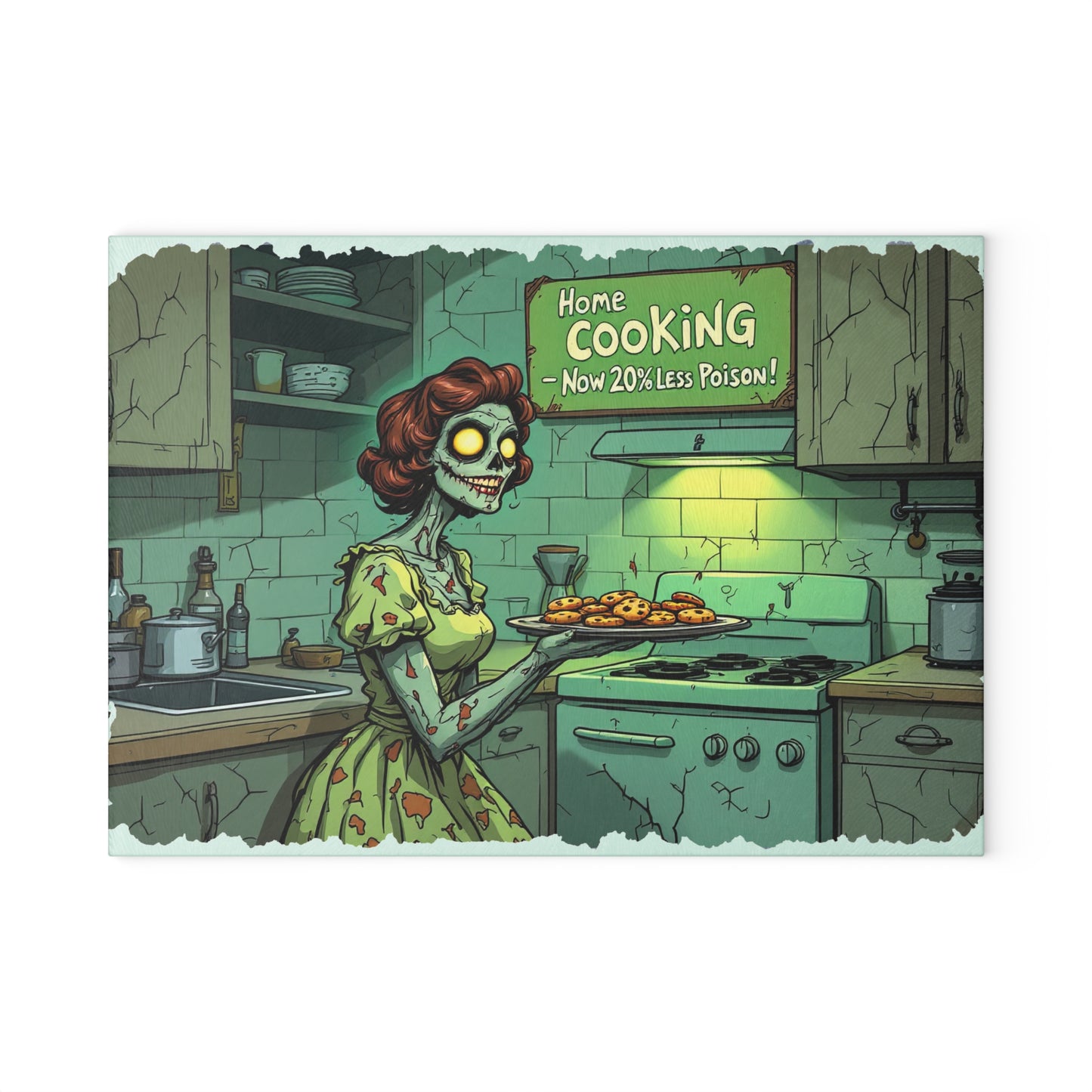 Home Cooking Now 20% Less Poison Glass Cutting Board