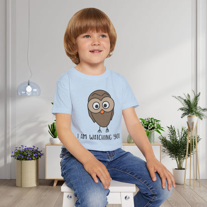 I Am Watching You (Owl) Heavy Cotton™ Toddler T-shirt
