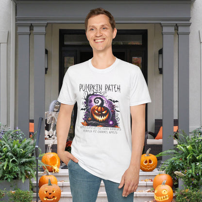 Spooky Pumpkin Patch Adult T-shirt
