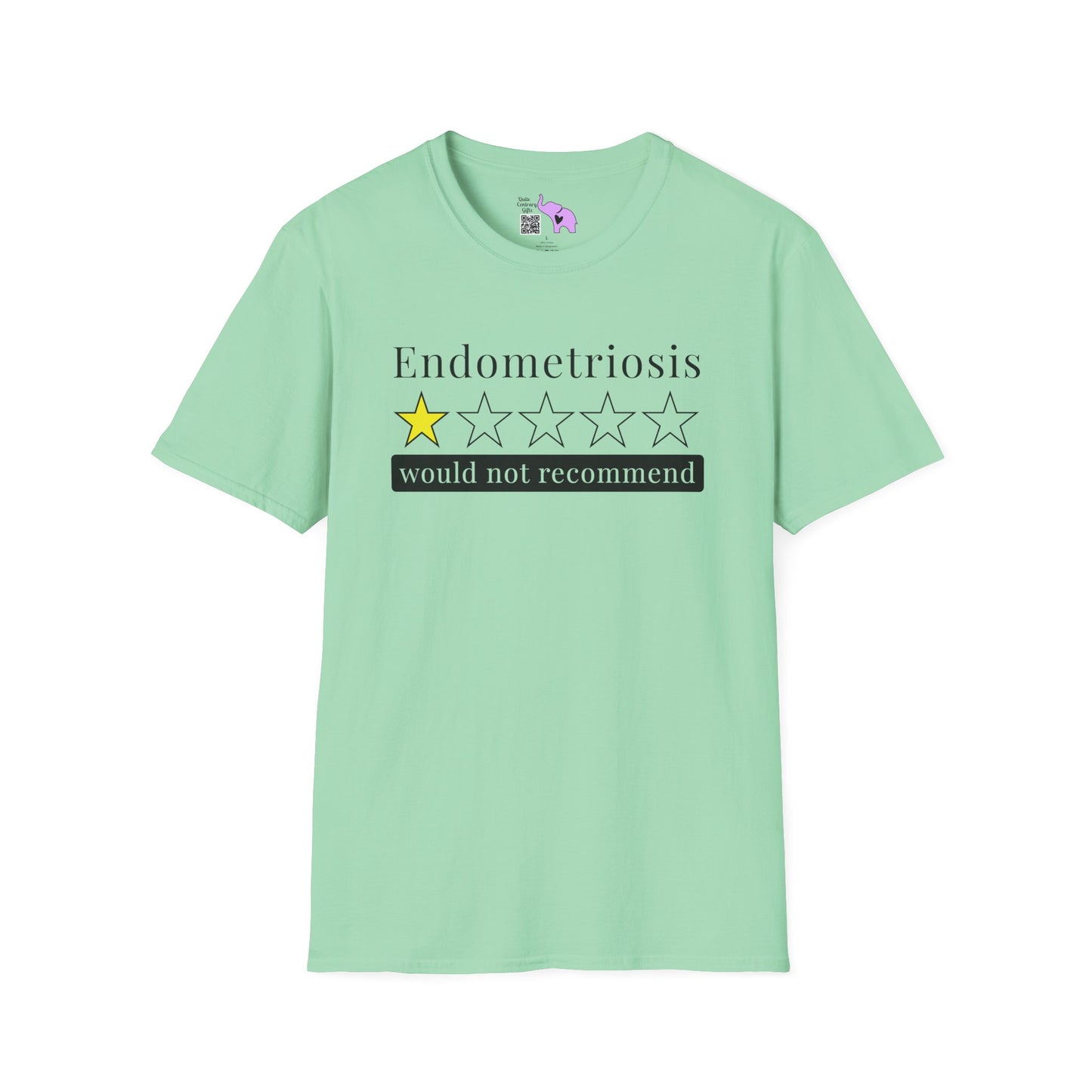 Endometriosis 1 Star Would Not Recommend Adult T-shirt
