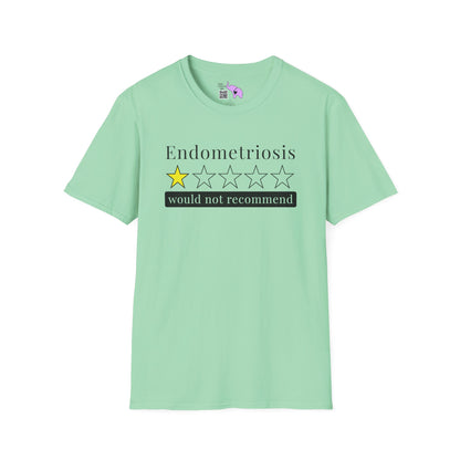 Endometriosis 1 Star Would Not Recommend Adult T-shirt