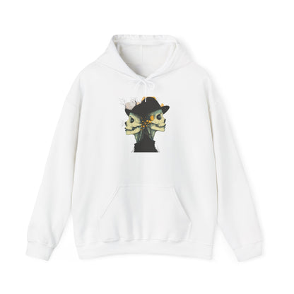 Creepy Skull Witches Heavy Blend™ Hooded Sweatshirt
