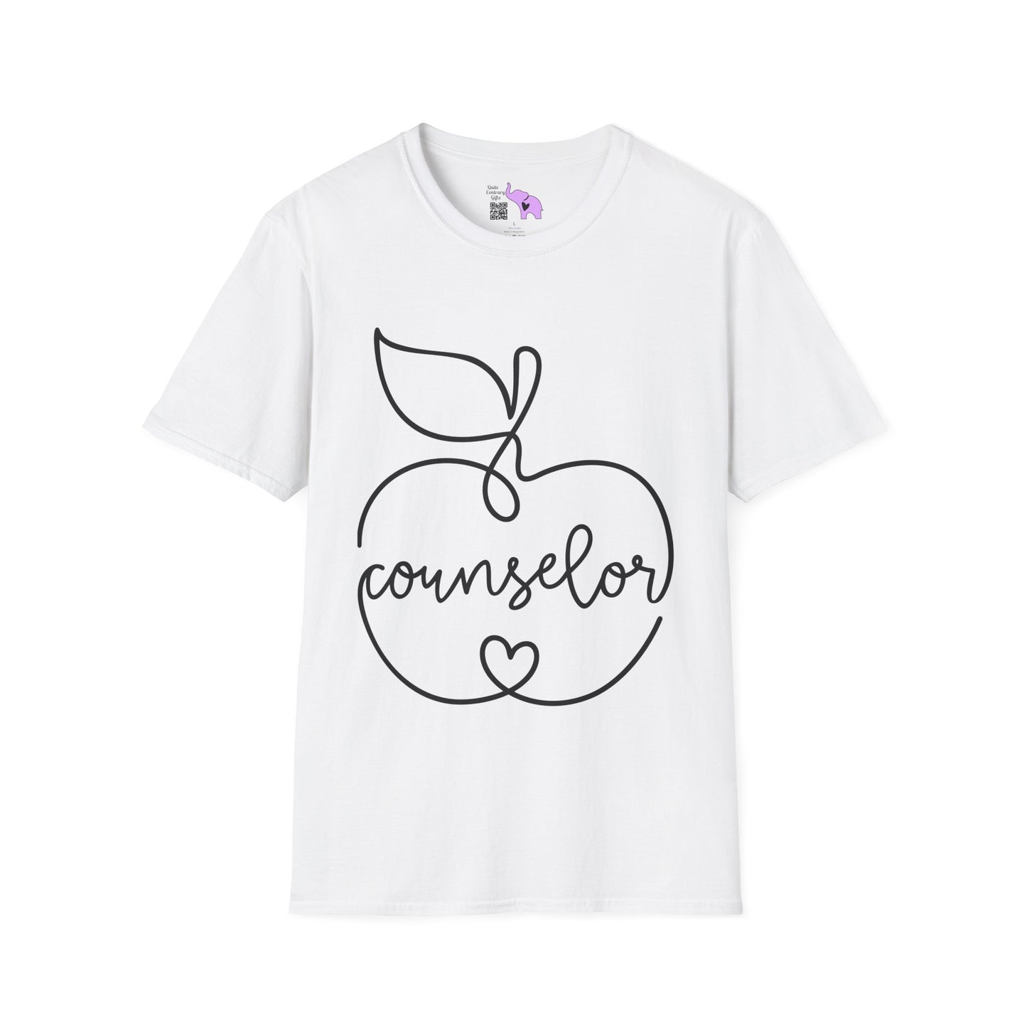 Counselor (w/Apple) Adult T-shirt
