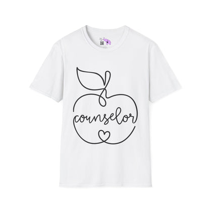 Counselor (w/Apple) Adult T-shirt