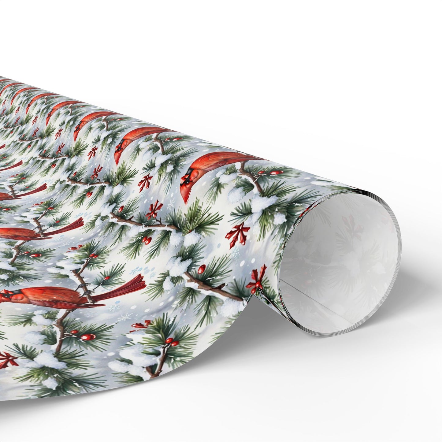 Cardinal Winter Elegance Wrapping Paper