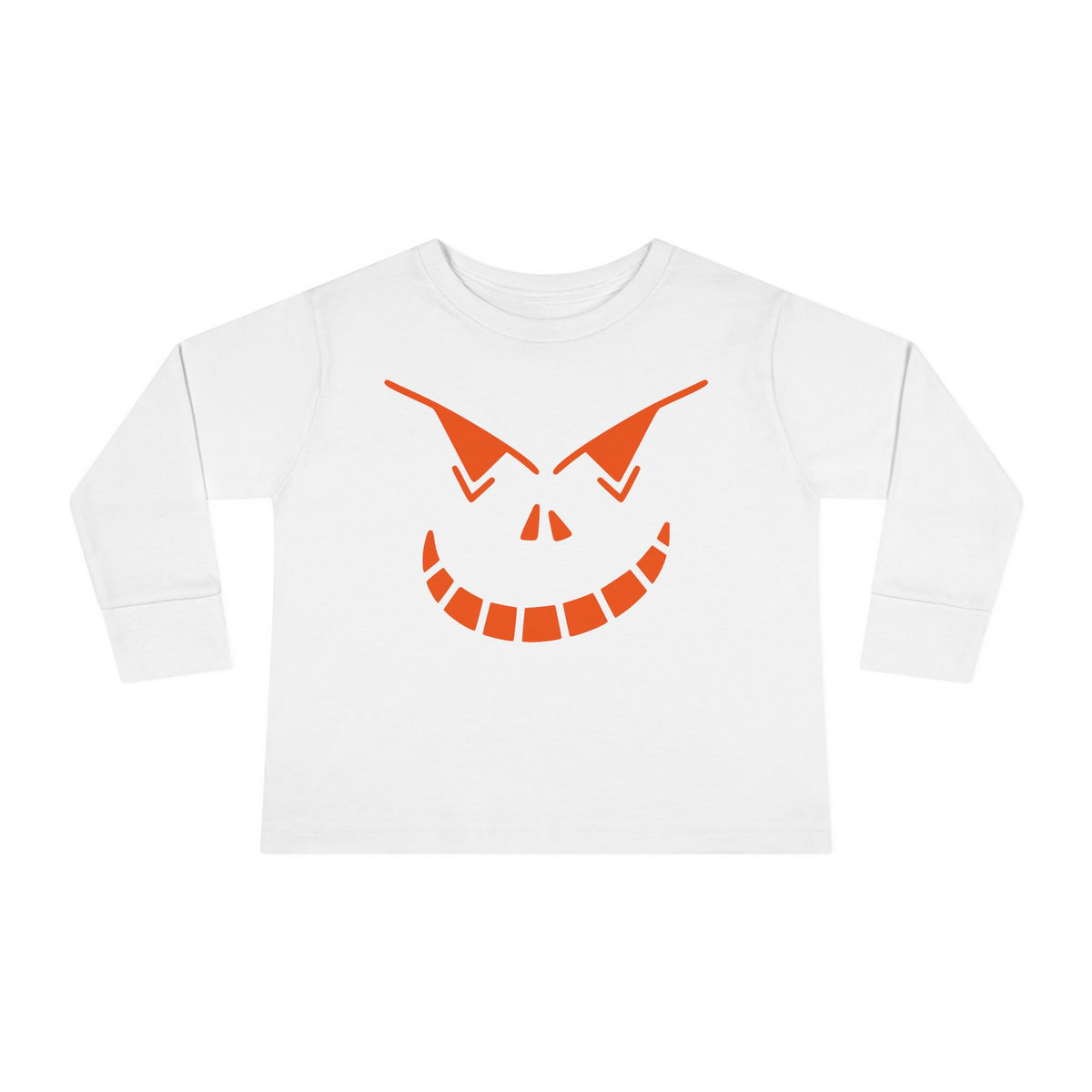 Spooky Jack-O-Lantern Toddler Long Sleeve Tee