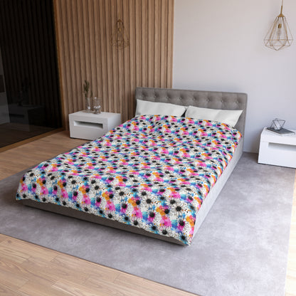 Watercolor Daisy Dream Microfiber Duvet Cover