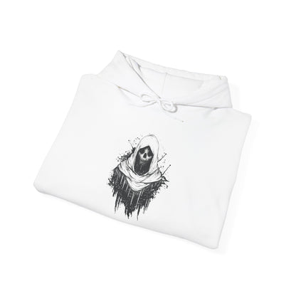 Creepy Ghost Heavy Blend™ Hooded Sweatshirt