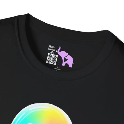 Neon Ghostly Boo Adult Unisex Tshirt