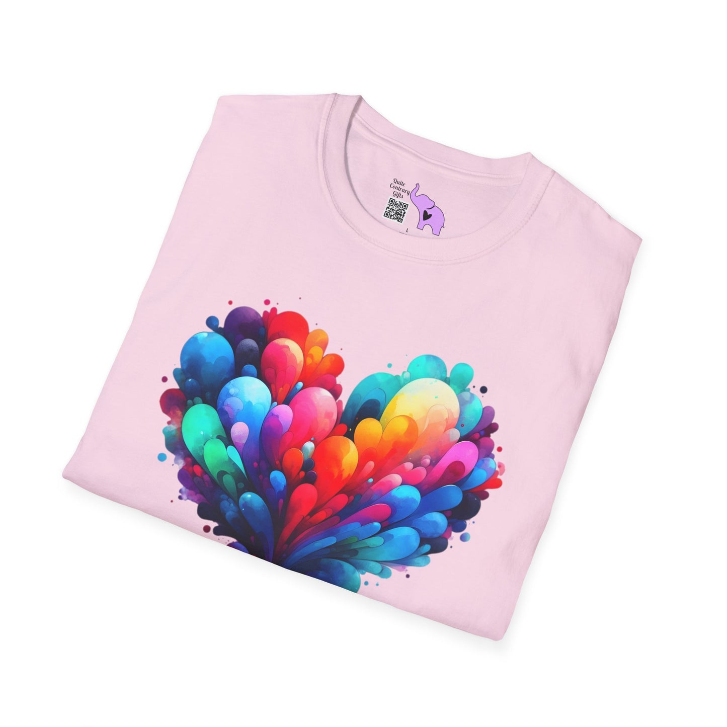 All the Feels Heart Adult T-shirt