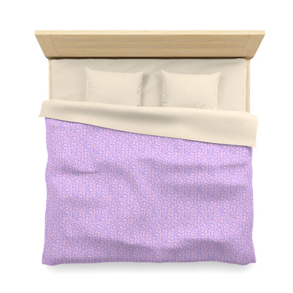 Cotton Candy Cheetah Microfiber Duvet Cover