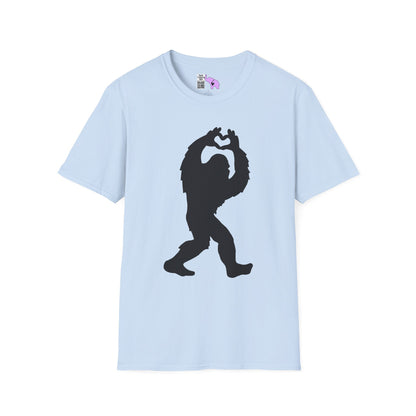Bigfoot Loves You Adult T-shirt
