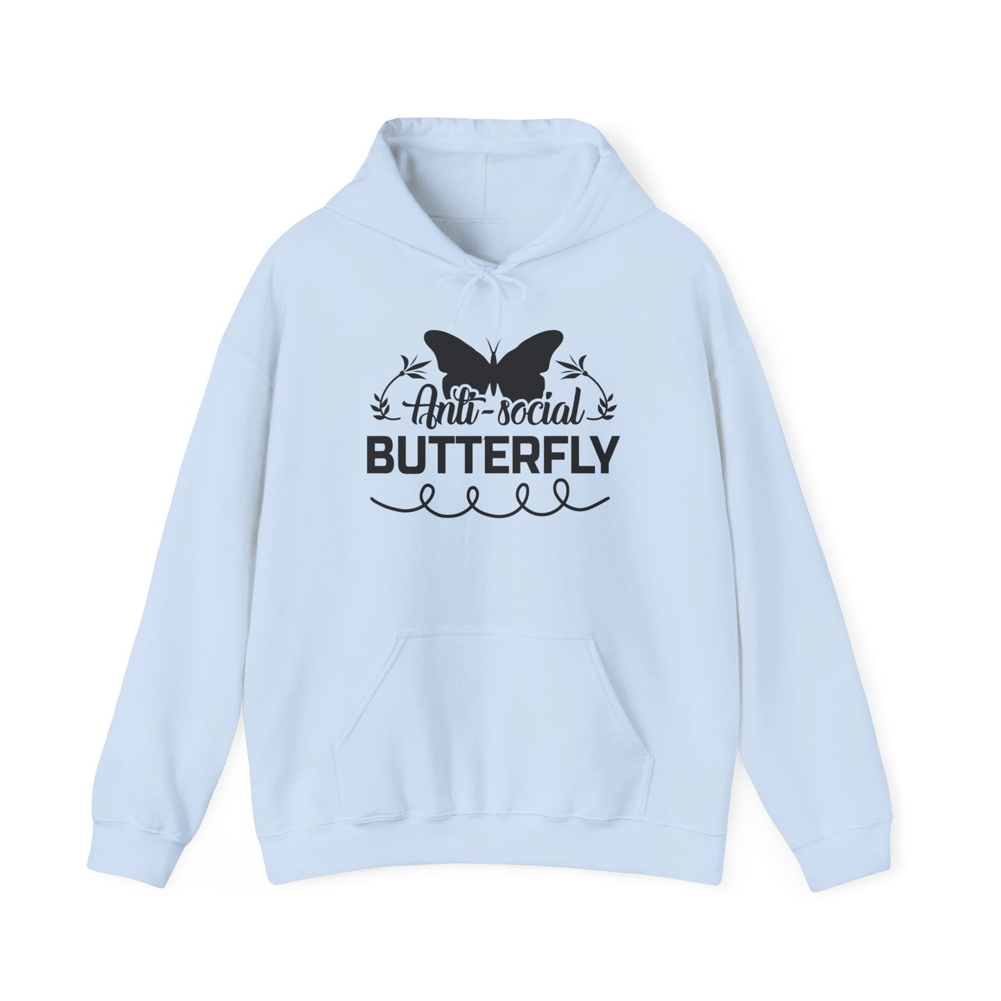 AntiSocial Butterfly Heavy Blend™ Hooded Sweatshirt