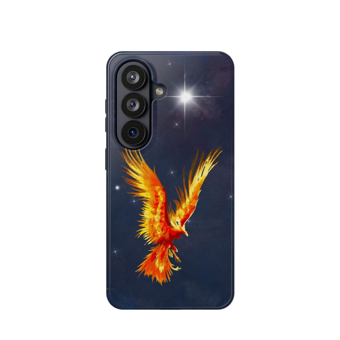 Phoenix Over Nebula MagSafe® Compatible Tough Case for iPhone