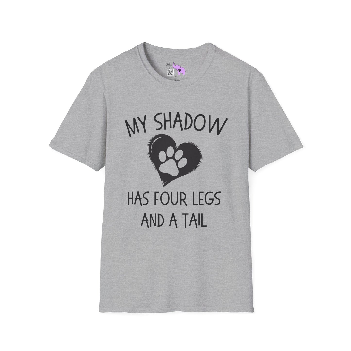 My Shadow Has Four Legs and a Tail Adult T-shirt