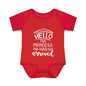 The Princess Has Arrived Infant Baby Rib Bodysuit