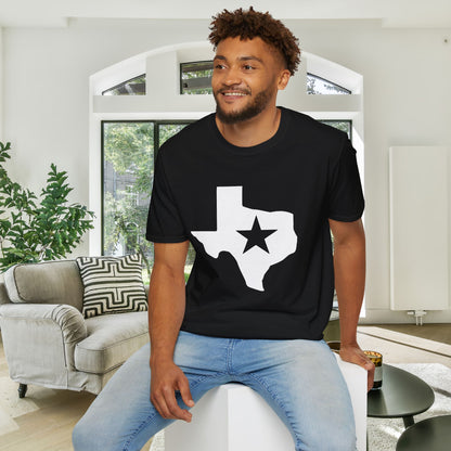 Texas w/Star Adult T-shirt