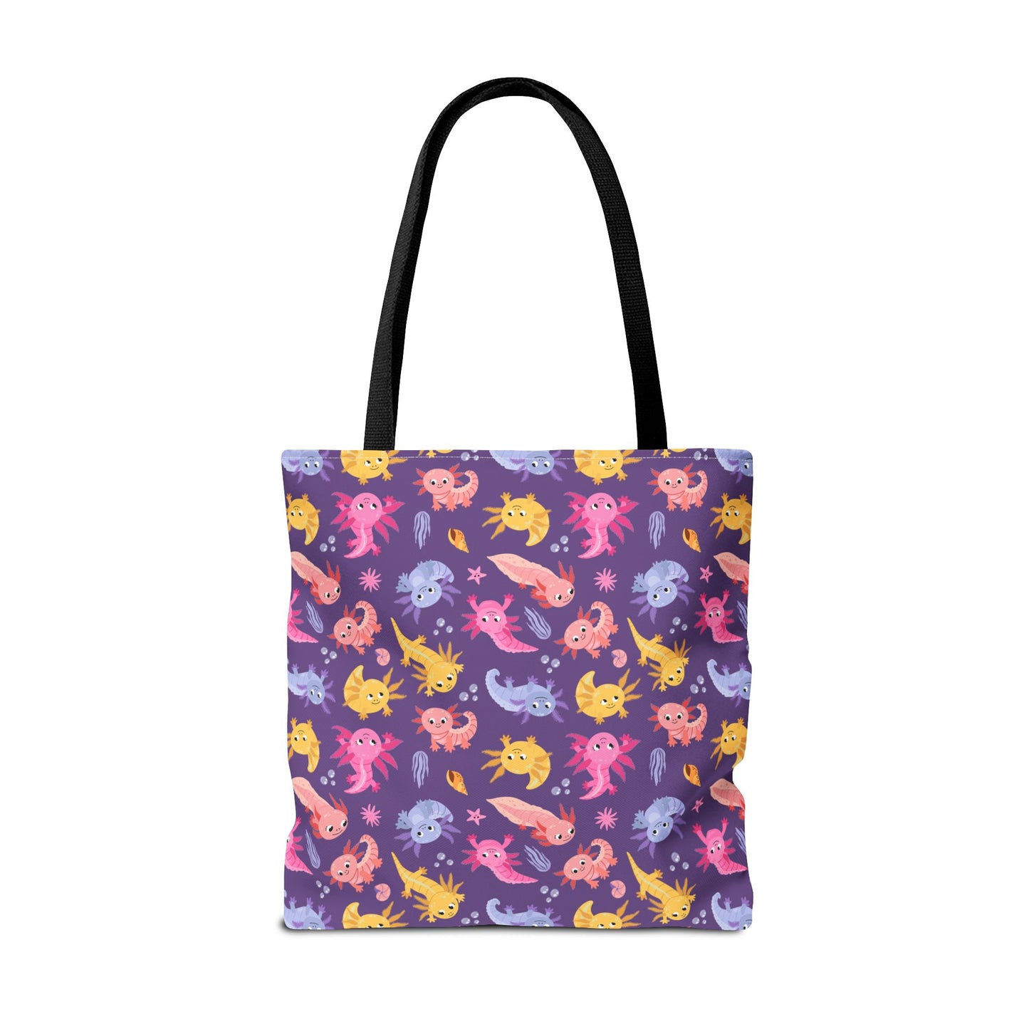Axolotl Adventures Canvas Tote Bag