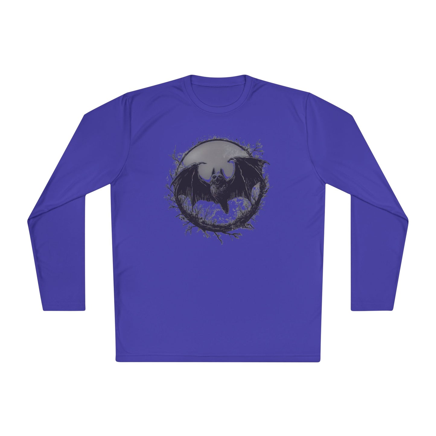 Creepy Bat Adult Long Sleeve Tee