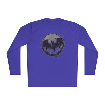 Creepy Bat Adult Long Sleeve Tee