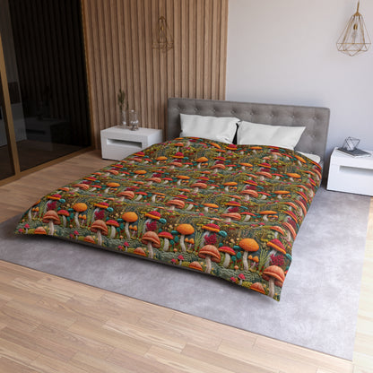 Enchanted Caps Microfiber Duvet Cover
